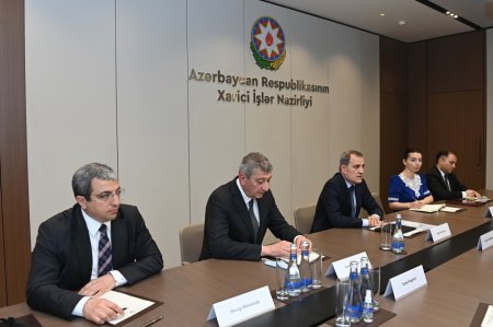 Nazir Ceyhun Bayramov Ümumdünya Turizm Təşkilatının Baş katibi Zurab Pololikaşvili ilə görüşüb