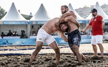 Çimərlik güləşçilərimiz dünya seriyasının ilk mərhələsində 38 min 800 xal qazanıblar