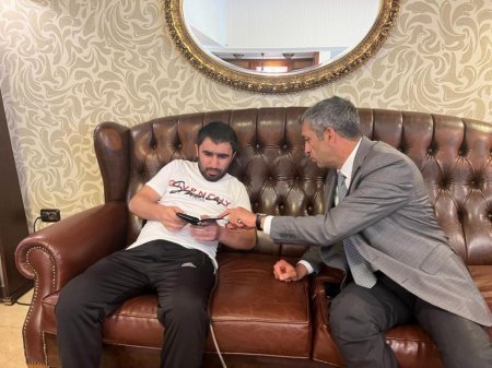 Türkiyədə müalicə olunan qazilərimiz ziyarət olunub