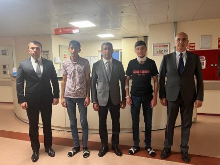 Türkiyədə müalicə olunan qazilərimiz ziyarət olunub