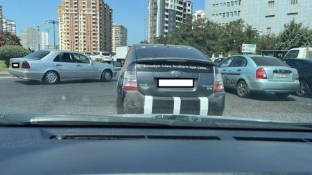 Avtomobilə dini kəlam, aforizm, şəhid şəkli vuran sürücülərin NƏZƏRİNƏ! - FOTOLAR