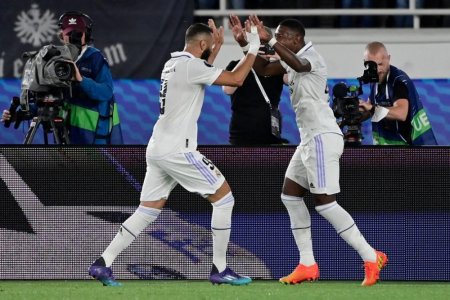 UEFA Super Kuboku: “Real Madrid” komandası matçın birinci hissəsindən sonra hesabda öndədir