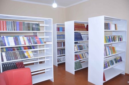 Ağdamda yeni inşa edilmiş kənd kitabxanası istifadəyə verilib - FOTO