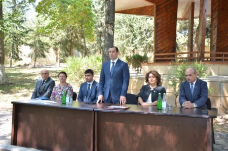 Şamaxıda ali məktəbə qəbul imtahanlarında yüksək nəticə göstərən abituriyentlərlə görüş olub