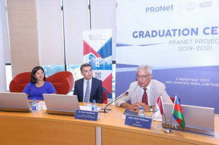 ADA Universitetinin təşkilatçılığı ilə keçirilən “PraNet” beynəlxalq layihəsi başa çatıb