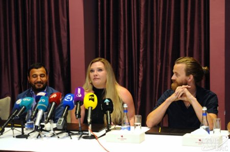 İşğaldan azad olunmuş ərazilərə səfər etmiş dünyanın məşhur səyyahlarının mətbuat konfransı keçirilib