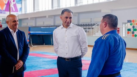 Cüdo Federasiyasının prezidenti regionlarda bu idman növünün daha da inkişaf etdirilməsi ilə bağlı müzakirələr aparıb