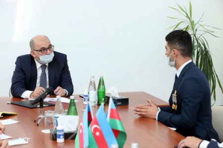 DGK sədrinin birinci müavini Balakəndə vətəndaşlarla görüşüb