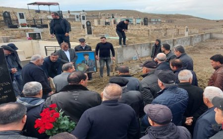 Süleyman Abdullayev dəfn olundu - FOTO