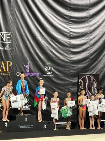Bədii gimnastika üzrə 5-ci beynəlxalq yarışda Azərbaycan komandası 26 medal qazanıb