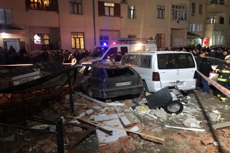 Xırdalandakı partlayışdan yeni görüntülər - FOTOLAR Xırdalandakı partlayışdan yeni görüntülər - FOTOLAR