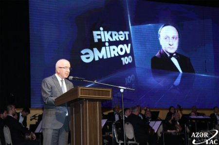 Heydər Əliyev Sarayında Fikrət Əmirovun 100 illiyi təntənəli şəkildə qeyd olunub