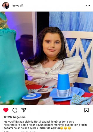 Övladları Rəşad Dağlı ilə görüşdü, qızı nəzarətçiyə belə dedi: "Nə olar, atam mənlə getsin" - FOTO