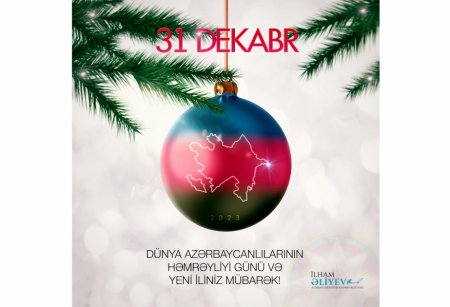 Prezident İlham Əliyev Dünya Azərbaycanlılarının Həmrəyliyi Günü ilə əlaqədar paylaşım edib Prezident İlham Əliyev Dünya Azərbaycanlılarının Həmrəyliyi Günü ilə əlaqədar paylaşım edib