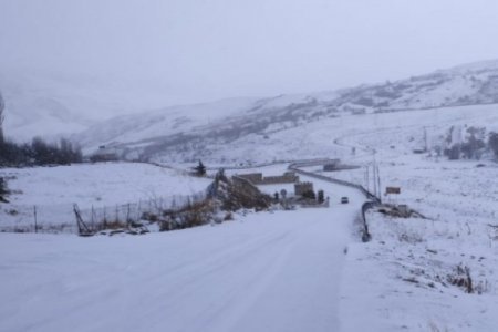 Şamaxıda bəzi yaşayış məntəqələrinə gediş-gəliş kəsilib, qarın qalınlığı 50 santimetrə çatıb
