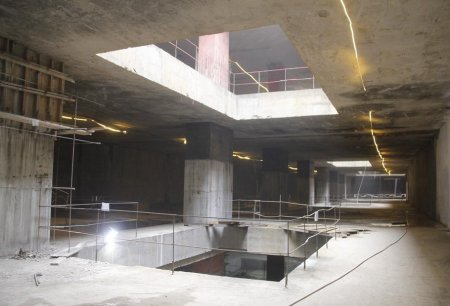 Metronun yeni tikilən stansiyasından FOTOLAR Metronun yeni tikilən stansiyasından FOTOLAR