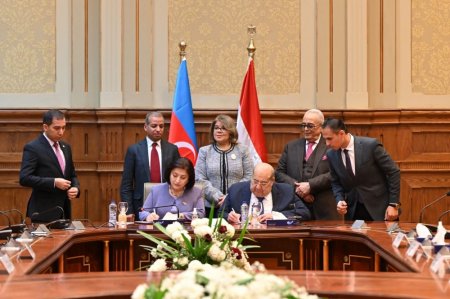 Sahibə Qafarova Misir Senatının sədri ilə görüşüb - FOTOLAR