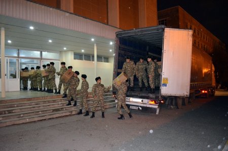 Müdafiə Nazirliyi Türkiyəyə növbəti yardım göndərib - FOTO Müdafiə Nazirliyi Türkiyəyə növbəti yardım göndərib - FOTO