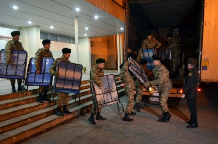 Müdafiə Nazirliyi Türkiyəyə növbəti yardım göndərib - FOTO Müdafiə Nazirliyi Türkiyəyə növbəti yardım göndərib - FOTO