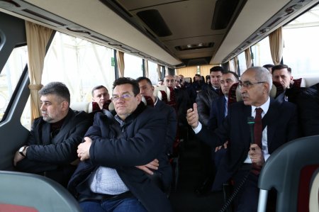 Rumıniya nümayəndə heyəti Səngəçal terminalında olub - FOTOLAR