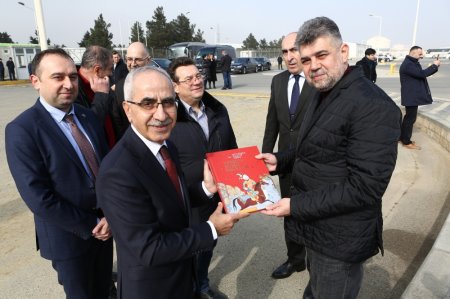 Rumıniya nümayəndə heyəti Səngəçal terminalında olub - FOTOLAR