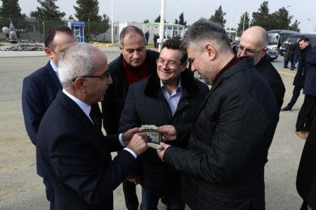 Rumıniya nümayəndə heyəti Səngəçal terminalında olub - FOTOLAR