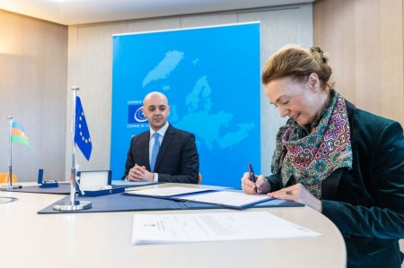 İnsan hüquqları üzrə Avropa Konvensiyasının 13-cü Protokolu Azərbaycan tərəfindən imzalanıb - FOTO