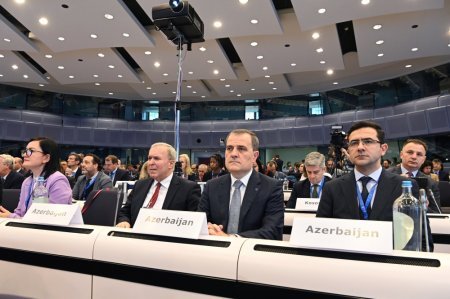 Azərbaycanın xarici işlər naziri Beynəlxalq Donorlar Konfransında iştirak edib - FOTO