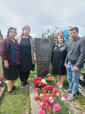 Bu gün Qəbələdə birinci Qarabağ döyüşlərinin şəhidi Eldəniz Mehdiyevin cənnətdə 29-cu bahar yaşı qeyd olundu - FOTOLAR Bu gün Qəbələdə birinci Qarabağ döyüşlərinin şəhidi Eldəniz Mehdiyevin cənnətdə 29-cu bahar yaşı qeyd olundu - FOTOLAR