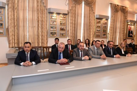 Dövlət Komitəsində Ümummilli Lider Heydər Əliyevin 100 illiyinə həsr olunmuş tədbir keçirilib - FOTO