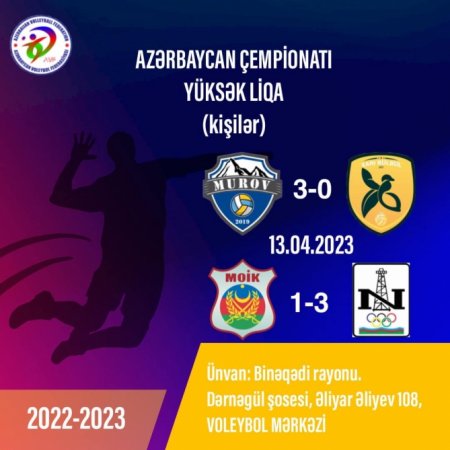 “Murov” voleybol klubu “Xarı bülbül”ə, “Neftçi” isə MOİK-ə qalib gəlib - FOTO