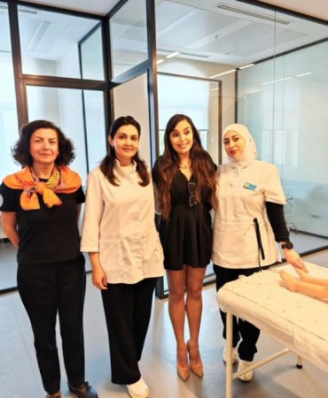 Leyla Əliyeva Uşaqların Sağlam Gələcəyi Erkən Müdaxilə Mərkəzində olub
