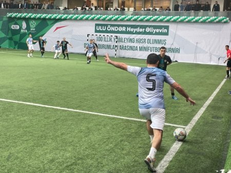 FHN-in komandası Ümummilli Liderin 100 illiyinə həsr edilmiş minifutbol turnirinin qalibi olub - FOTO