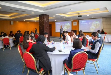 EOS Academy tərəfindən həyata keçirilən “School of Economics” layihəsi çərçivəsində 14 May 2023-cü il tarixində “Gənc İqtisadçılar Forumu 2023” baş tutdu. - FOTOLAR EOS Academy tərəfindən həyata keçirilən “School of Economics” layihəsi çərçivəsində 14 May 2023-cü il tarixində “Gənc İqtisadçılar Forumu 2023” baş tutdu. - FOTOLAR