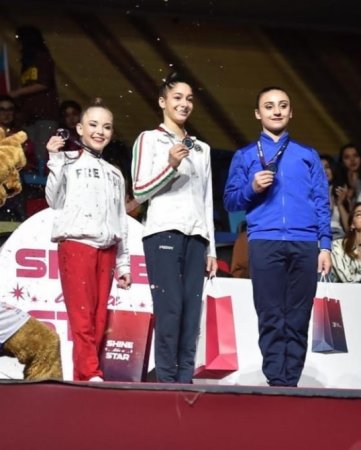 Mehriban xanım Əliyeva Avropa çempionatının qalibi olan gimnastlarımızı təbrik edib - FOTO