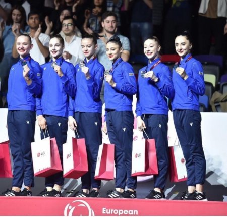 Mehriban xanım Əliyeva Avropa çempionatının qalibi olan gimnastlarımızı təbrik edib - FOTO