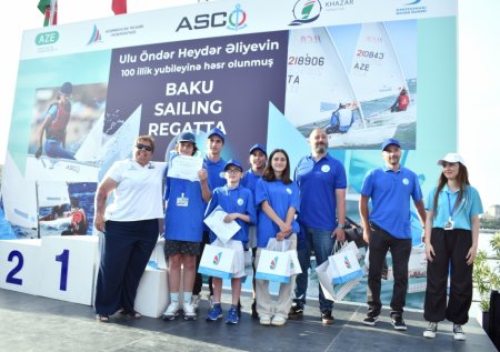 Ulu Öndərin 100 illiyinə həsr olunmuş "Baku Sailing Regatta-2023”ə yekun vurulub - FOTOLAR
