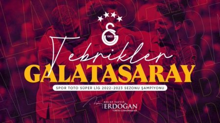 Prezident Rəcəb Tayyib Ərdoğan “Qalatasaray”ı təbrik edib - FOTO