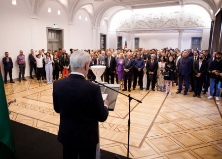 Litvada 28 May – Müstəqillik Günü qeyd edilib - FOTOLAR