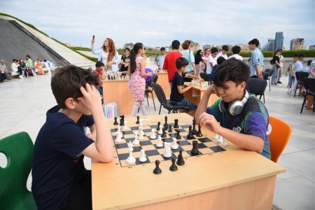 Heydər Əliyev Mərkəzinin parkında “Uşaq festivalı” təşkil olunub - FOTOLAR Heydər Əliyev Mərkəzinin parkında “Uşaq festivalı” təşkil olunub - FOTOLAR
