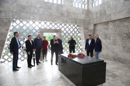 Beynəlxalq tədbirin iştirakçıları Şuşa şəhərində bərpa və yenidənqurma işləri ilə tanış olublar - FOTOLAR