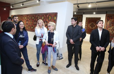 Beynəlxalq tədbirin iştirakçıları Şuşa şəhərində bərpa və yenidənqurma işləri ilə tanış olublar - FOTOLAR