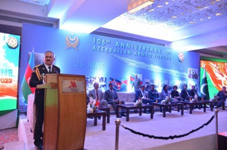Azərbaycan Silahlı Qüvvələrinin 105 illik yubileyi Pakistanda təntənəli şəkildə qeyd olunub - FOTOLAR Azərbaycan Silahlı Qüvvələrinin 105 illik yubileyi Pakistanda təntənəli şəkildə qeyd olunub - FOTOLAR