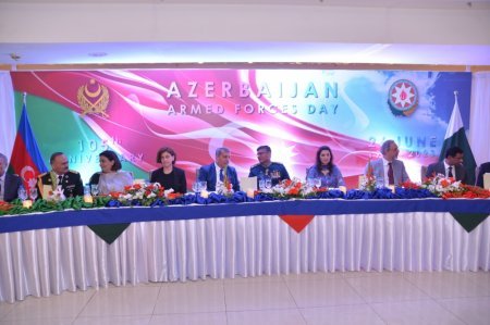 Azərbaycan Silahlı Qüvvələrinin 105 illik yubileyi Pakistanda təntənəli şəkildə qeyd olunub - FOTOLAR Azərbaycan Silahlı Qüvvələrinin 105 illik yubileyi Pakistanda təntənəli şəkildə qeyd olunub - FOTOLAR