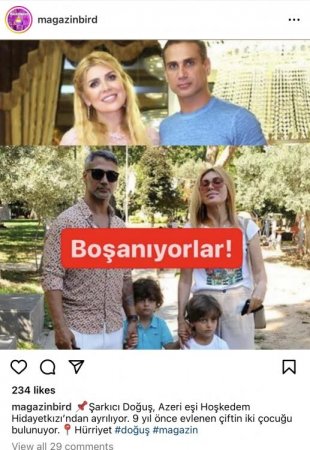 Xoşqədəmlə Doğuş boşanır? - FOTO