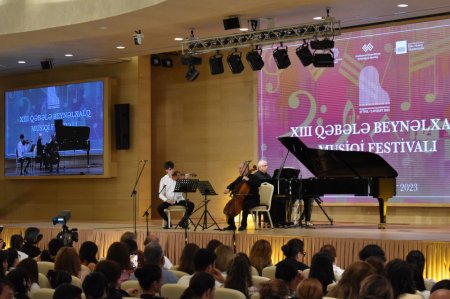 XIII Qəbələ Beynəlxalq Musiqi Festivalının növbəti konserti İohannes Bramsın 190 illiyinə həsr olunub - FOTOLAR