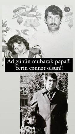 Dünyasını dəyişən atasının fotosunu paylaşdı - FOTO