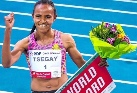 Efiopiyalı atlet 5000 metr məsafəyə qaçış üzrə dünya rekordunu yeniləyib