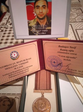 Ad günü oktyabrın 11-nə düşən şəhid Yusif Budaqovun ailəsi, doğmaları, yaxınları, tanışları düz 3 ildir bu günü onsuz qeyd edirlər - FOTOLAR