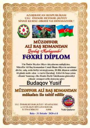 Ad günü oktyabrın 11-nə düşən şəhid Yusif Budaqovun ailəsi, doğmaları, yaxınları, tanışları düz 3 ildir bu günü onsuz qeyd edirlər - FOTOLAR